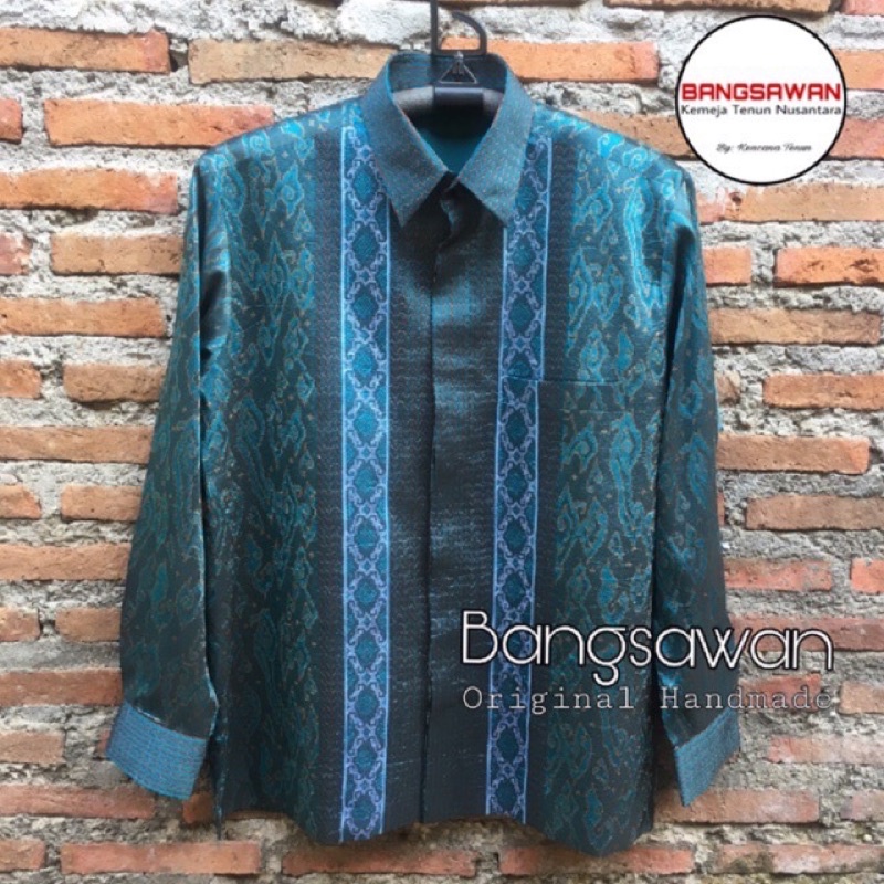 Kemeja Tenun Jayanagara Original Handwoven 011