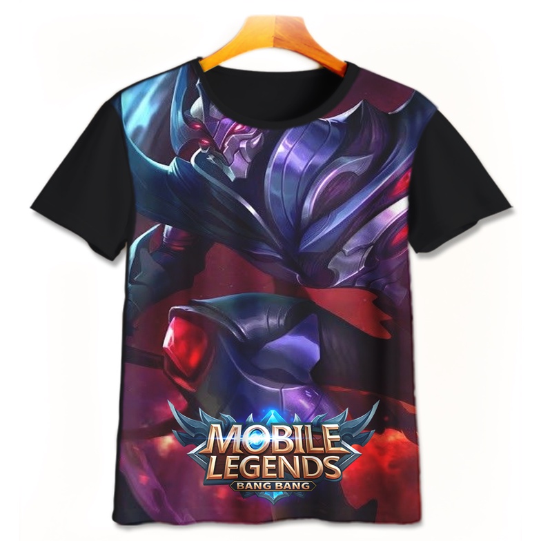 Kaos 3D Anak | Baju Printing | Kaos 3D - Kaos Mobile Legend Ml Fullprint Karakter Mage Zhask - Kaos 