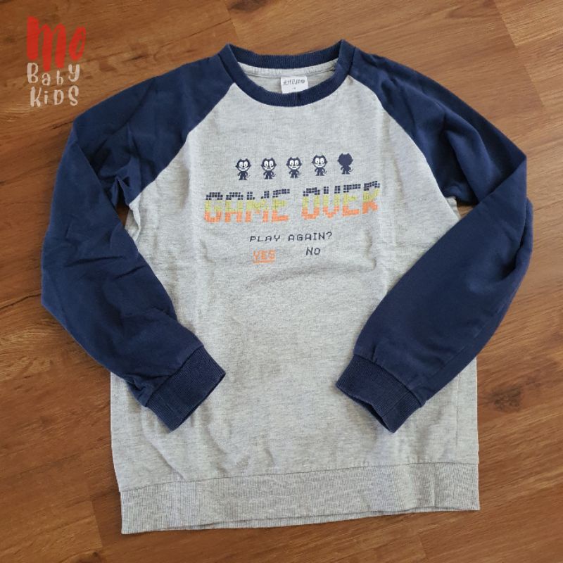 CREWNECK SWEATER ANAK SIZE 140 FELIX THE CAT - PRELOVED #N6