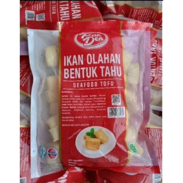 

PAK DEN olahan ikan bentuk tahu 500gr