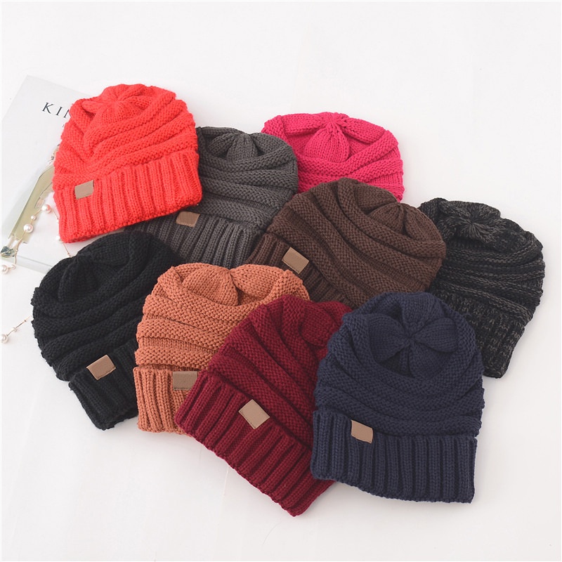 Kupluk CC BEANIE Knitted Hat Topi Dewasa Bahan Rajut