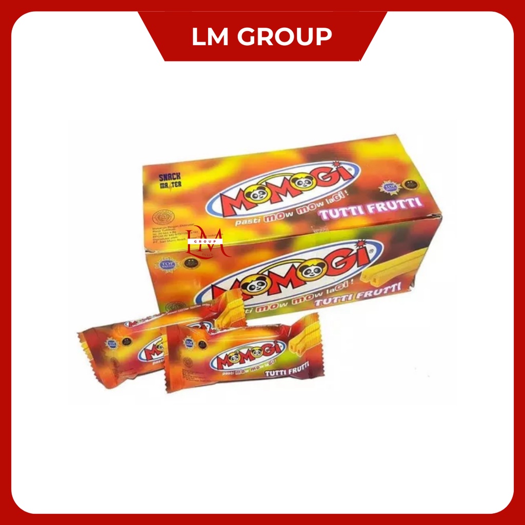 MOMOGI Coklat/Jagung Bakar/Keju/Tutti Fruitti - Isi 20pcs @5gr [New Pack]