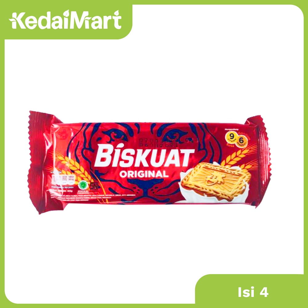 

Biskuit Biskuat Original 4 x 60 Gram