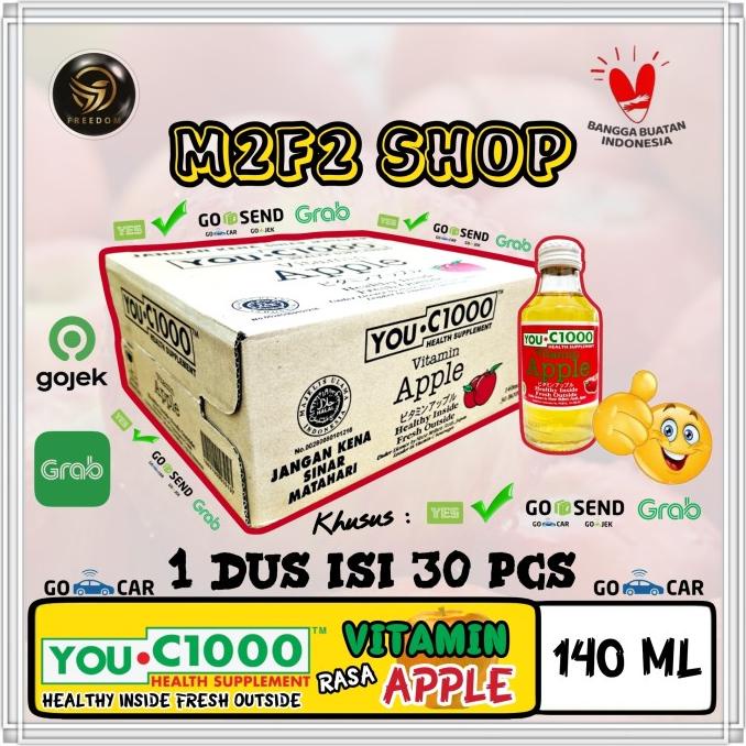 

You C1000 | C 1000 Vitamin Apple | Apel - 140 Ml (Khusus Gojek/Grab) Store_Ammora