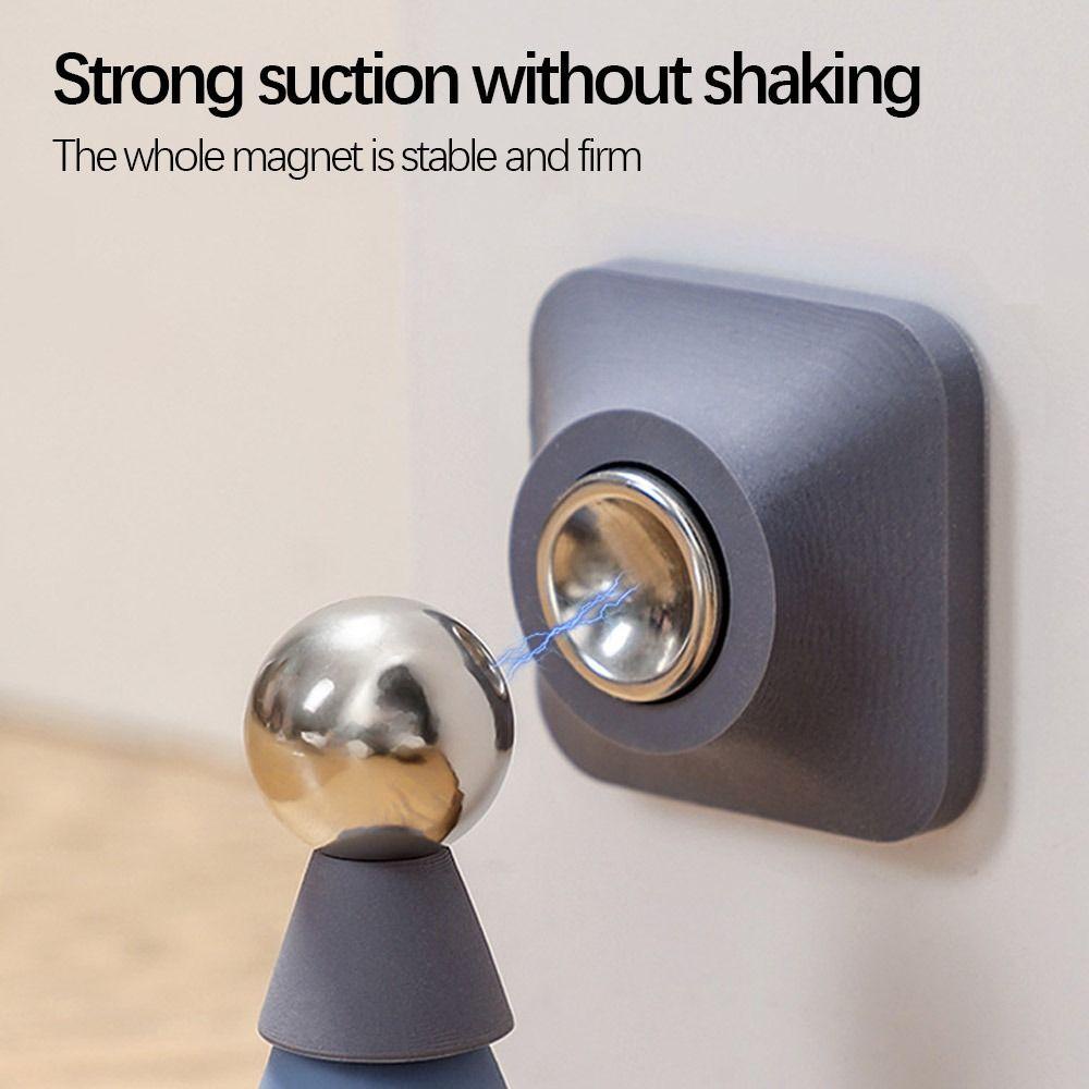 Penahan Pintu Nanas Punch Free Motif Baru Anti Tabrak Magnet Kuat Silica Gel Toilet Door Imbibition