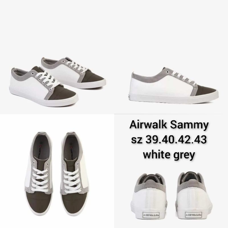 sepatu airwalk Sammy white grey sz 39.40.42.43