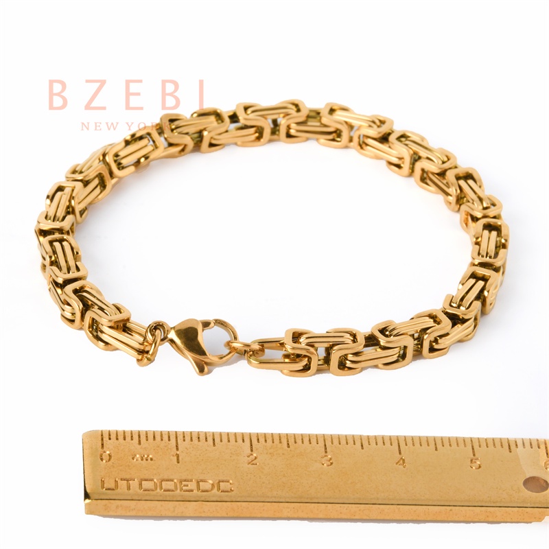 Bzebi Saudi Gelang Emas 24k 916 Klasik Dengan Kotak Penyimpanan 510b