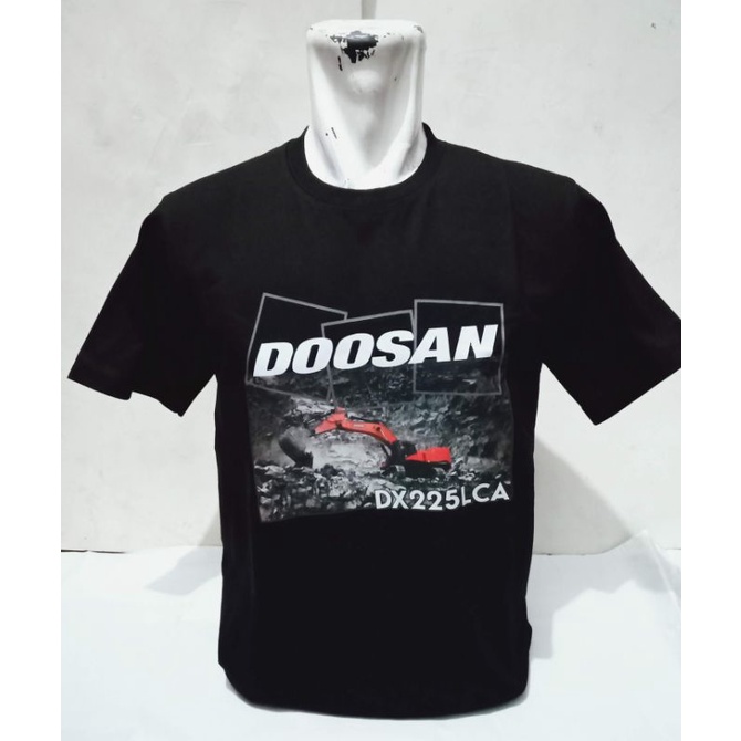 Baju kaos alat berat excavator Doosan DX225LCA