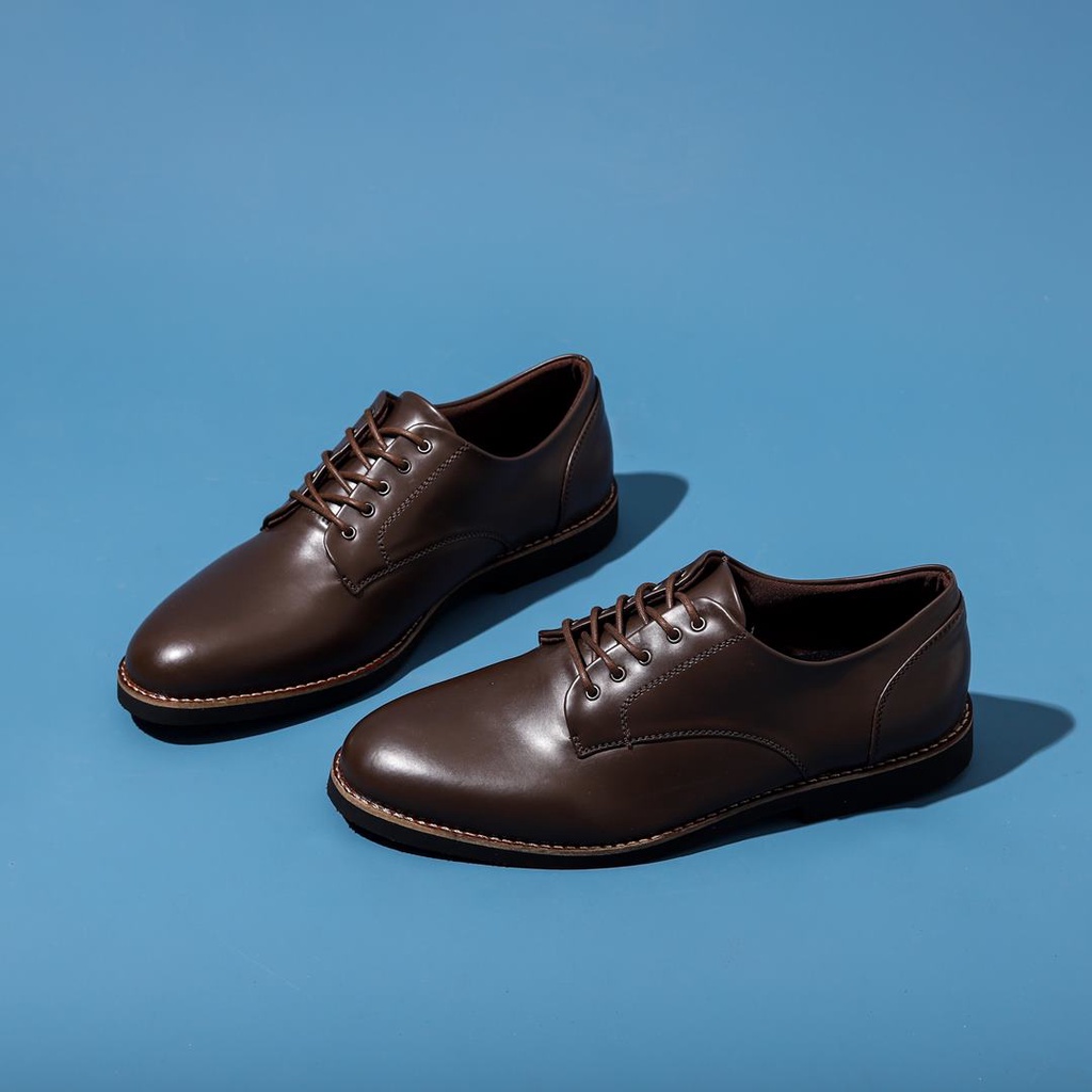 LEGION BLACK ORIGINAL x LVNATICA Sepatu Formal Hitam Tali Pria Pantofel Kerja Kantor Dinas Resmi Guru Kantoran Pesta Undangan Kondangan Nikah Kuliah Modern Casual Oxford Derby Semi Kulit Premium Footwear Big Size Jumbo Ukuran Besar 44 45 Keren Terbaru