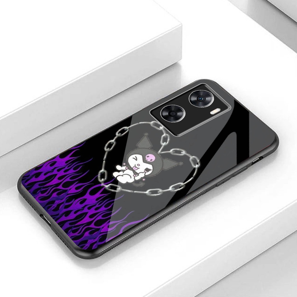 (Q34) Softcase Oppo A77s A57 2022 - Softcase Kaca Oppo A77s A57 2022 - Case Aesthetic Oppo A77s A57 