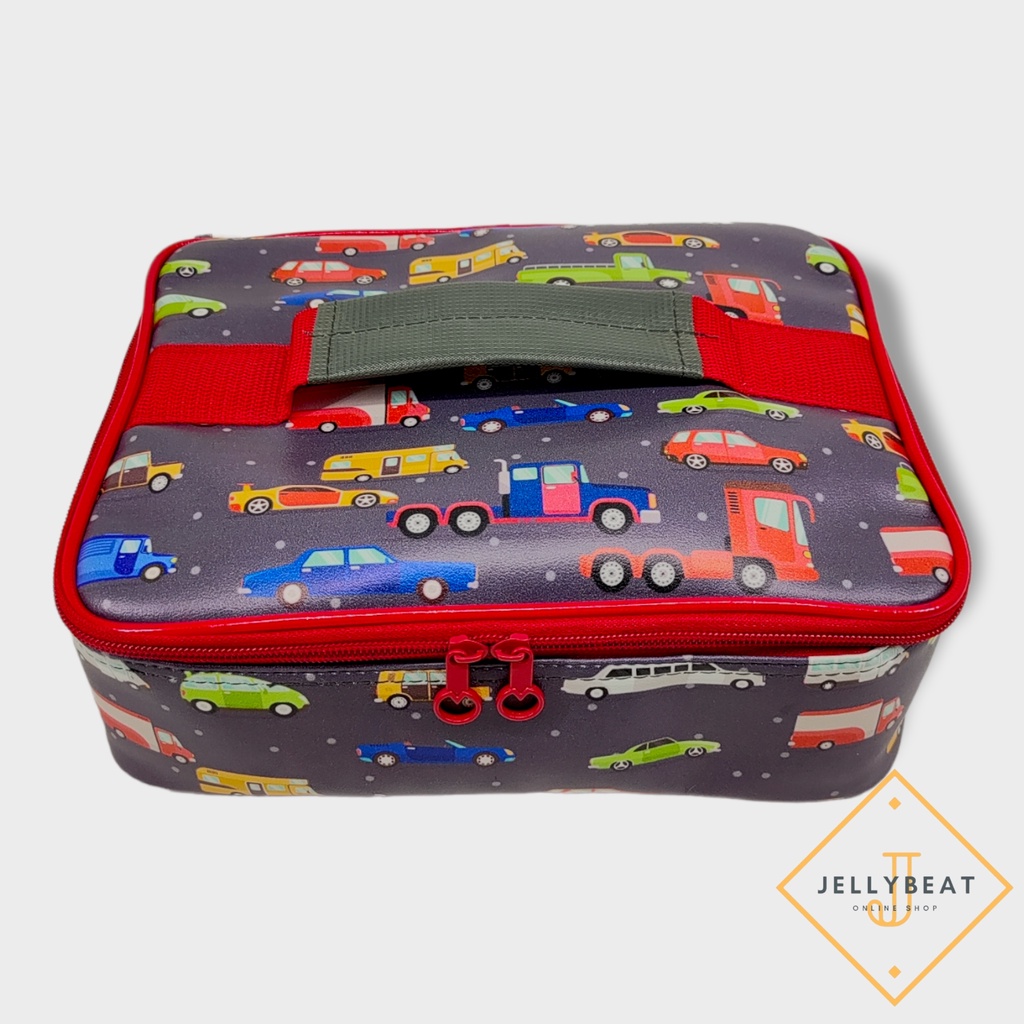 TAS BEKAL SINGLE PREMIUM (24X18X8)CM SPONS TEBAL INSULATED KARAKTER COWO BOY