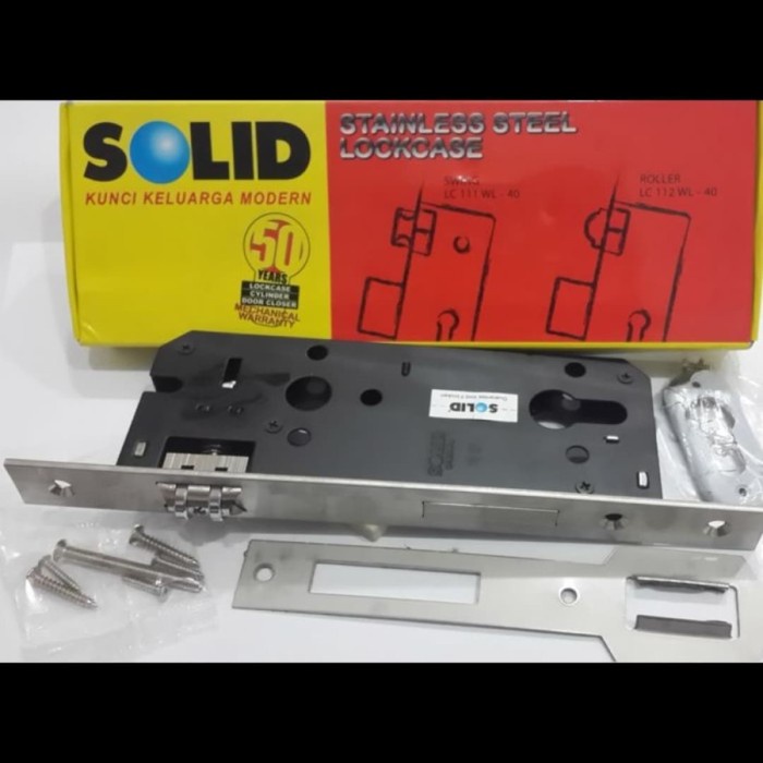 Gagang Solid Lc 112 40 Body Lockcase Roler Pelor Bodi Kunci Pintu Kupu Tarung