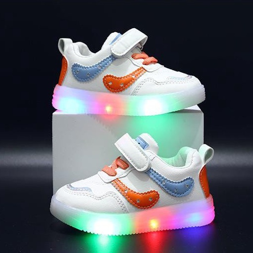 [Tokobig] Aeri Sepatu LED Sepatu Sneakers Anak Ukuran 21-30 Usia 1-5 Tahun