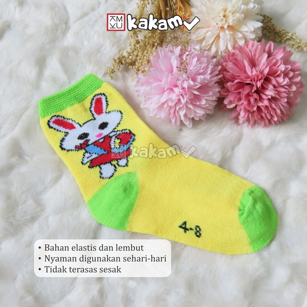 Kakamu Kaos Kaki Anak Karaker Kartun Lucu 4-6 Tahun