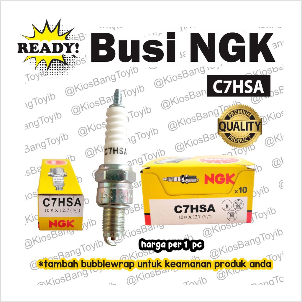 Busi Motor NGK C7 C7HSA Grand Supra X Mio Jupiter Vega FiZR