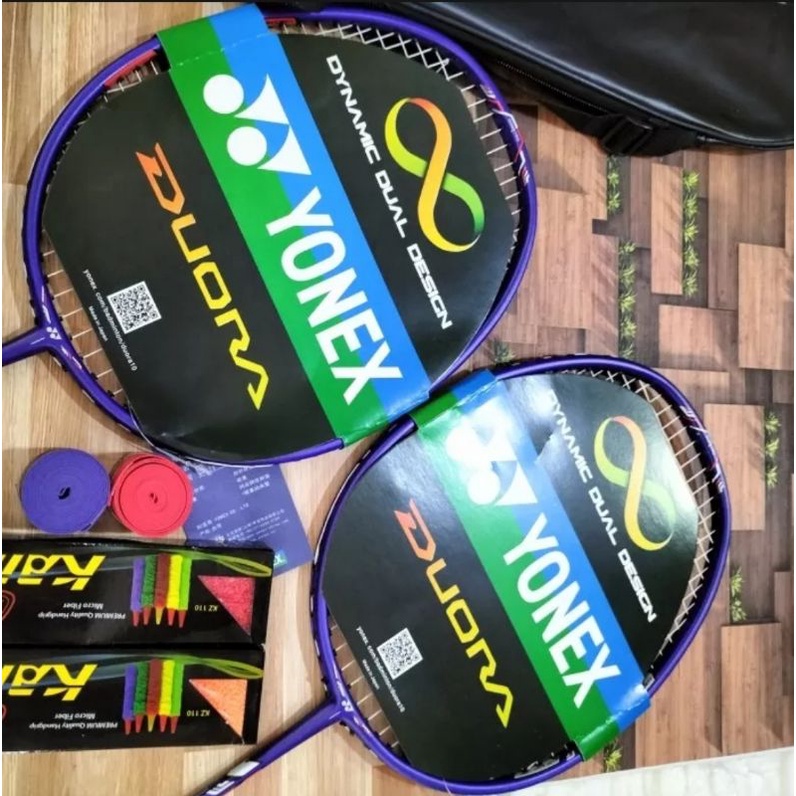 Raket Badminton Yonek Bulutangkis Siap Pakai Duora 28 Lbs 10 Bintang Langsung Senyawa High Quality Import Terbaru