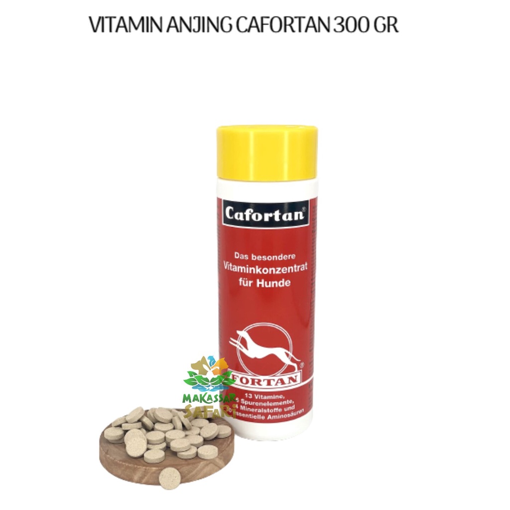 Cafortan 300 gr gram Vitamin Bulu Nafsu Makan Daya Tahan Tubuh Anjing
