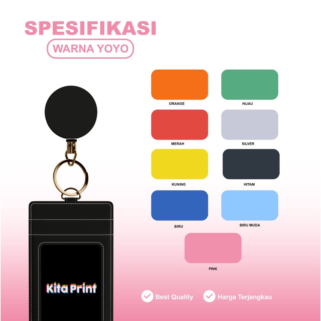 

Name Tag Custom Id Card Case Alumunium Besi Sudah Termasuk Kartu Pengenal