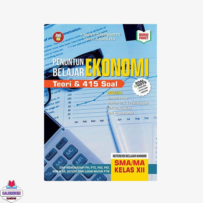 Buku Penuntun Belajar Ekonomi SMA/MA Kelas XII/12 Teori dan Soal - Yrama Widya