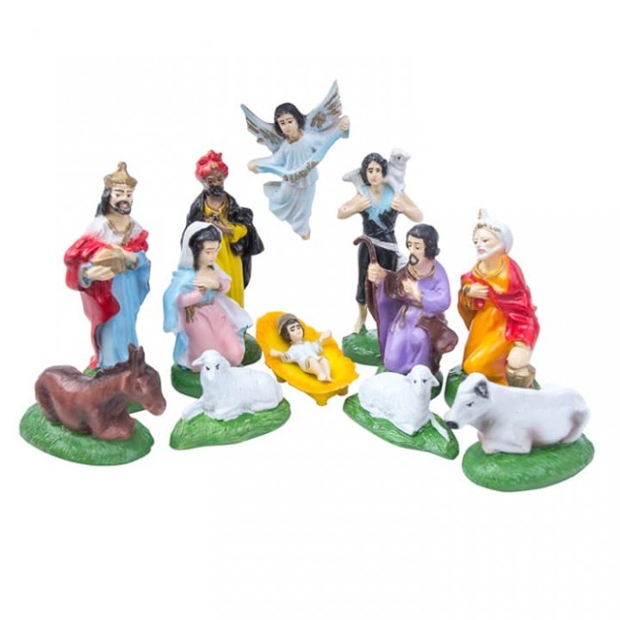 Patung Set Natal 10Cm - Patung Rohani - Patung Natal