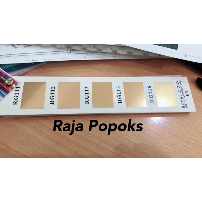

ROYAL GLORY RG HOT STAMPING FOIL EMAS DOFF UK 120M X 64CM