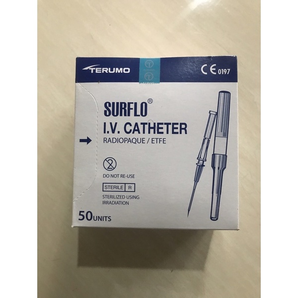 Iv catheter 20 terumo surflo