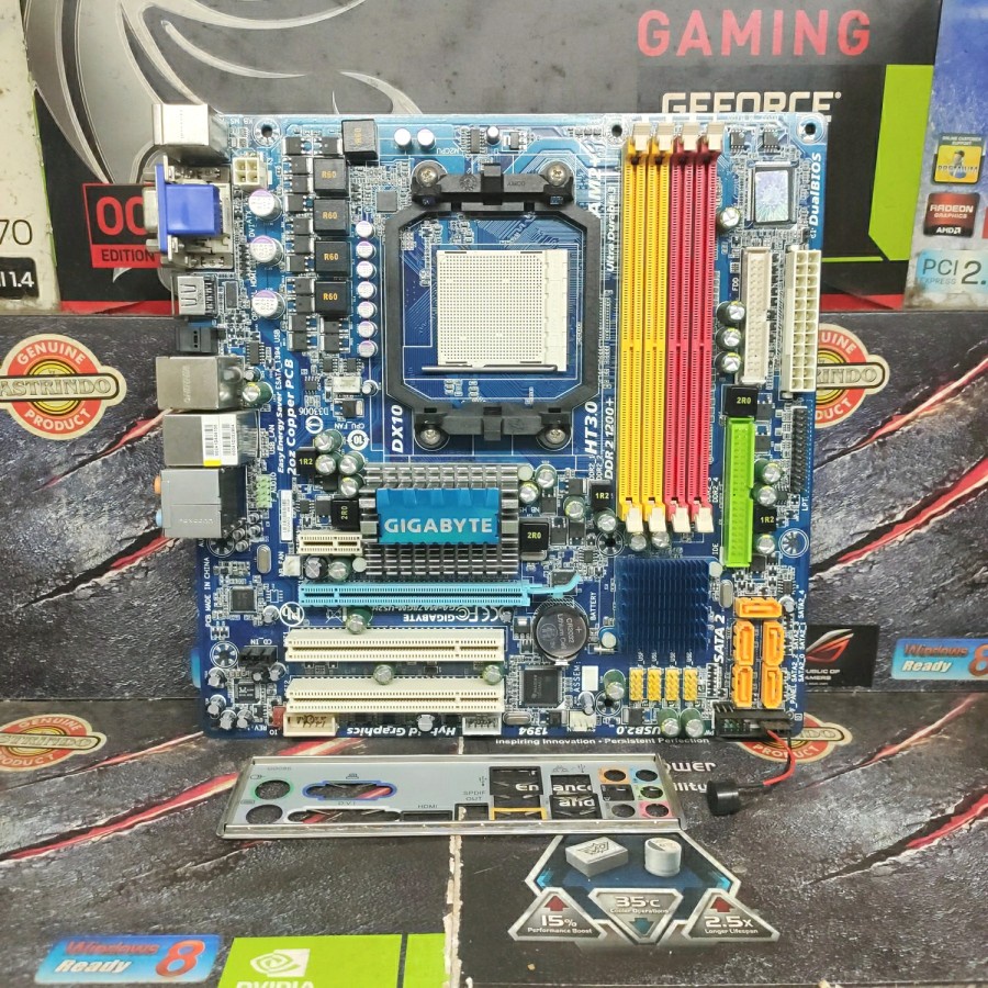 Jual Motherboard AMD Gigabyte GAMA78GMUS2H Socket AM2+ Shopee Indonesia