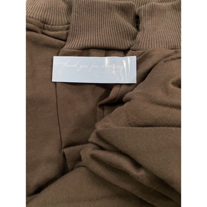 Jaket Hoodie Polos Resleting Dark Brown Zipper Wanita &amp; Pria Distro Oversize Carla