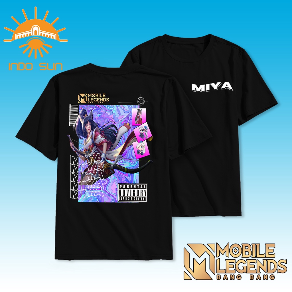 KAOS MOBILE LEGENDS HERO MIYA - KAOS MOBILE LEGENDS MIYA KEREN - KAOS MOBILE LEGENDS MIYA TERBARU - 