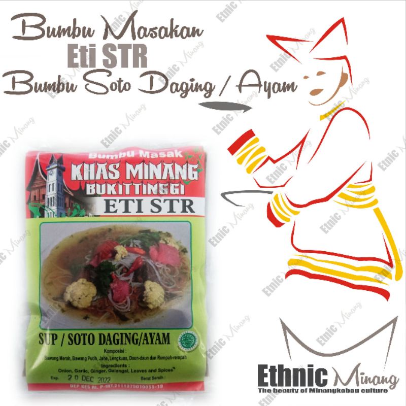 

bumbu sup soto padang Eti STR khas rumah makan Padang Sumatra barat Sumbar Bukittinggi