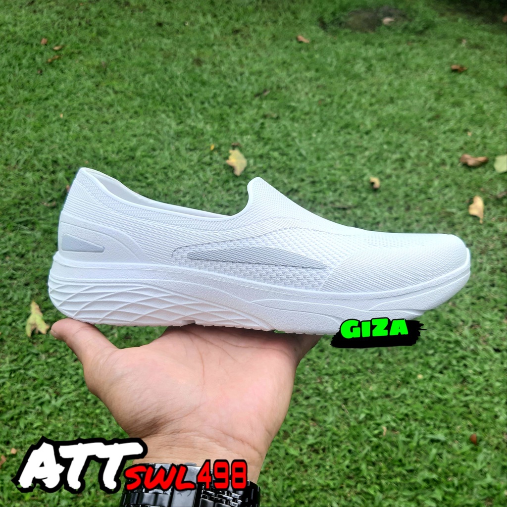 Sepatu Sneakers Wanita Bahan Karet Tanpa Sambungan Sepatu Flat Perempuan Elastis Anti AIR