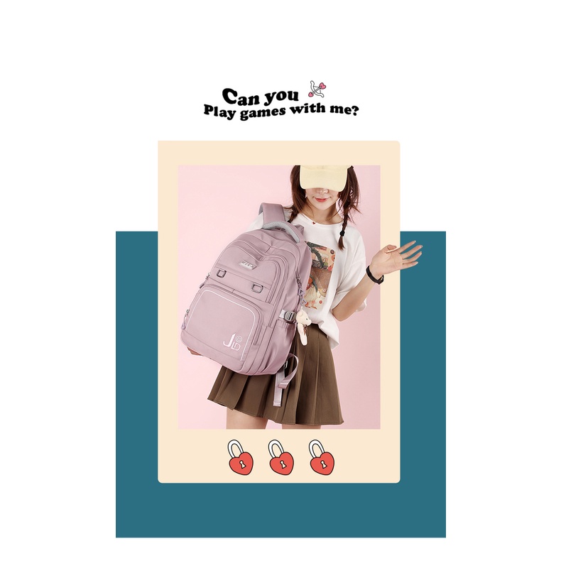 Diobrale - Tas Gendong Unisex Besar Sekolah Laptop Buku Tulis Terbaru 2024 Populer Tas Wanita Remaja Fashion Ransel Wanita Backpack Kekinian SD SMP SMA Kuliah