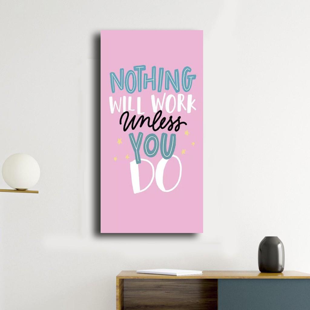 YA HQUOTE - Walldekor Hiasan Dinding kamar rumah minimalis dekorasi pajangan poster kayu (10x20cm)