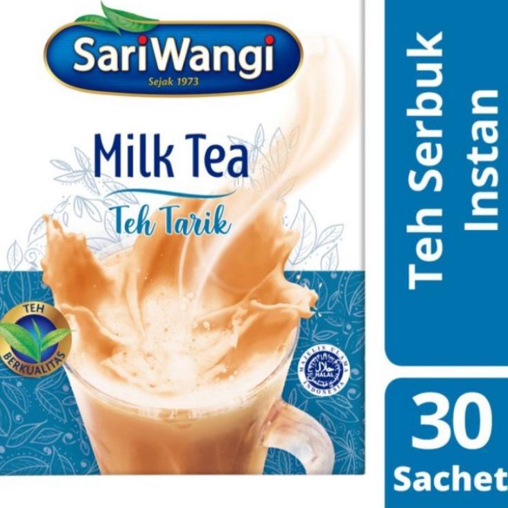 

(R-4R➸) sariwangi milk tea teh tarik isi 30 sachet amanah