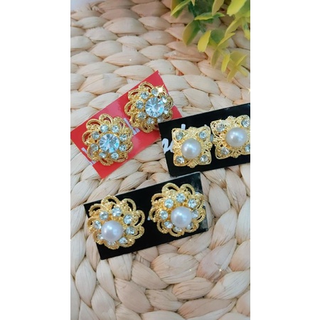 ANTING ALPAKA SUMPEL MOTIF PERHIASAN ACCESORIS TELINGA