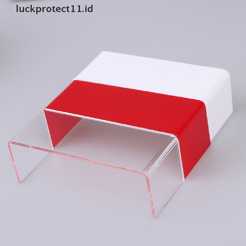 /Fashion Hot// Fashion// 3Pcs/set 3mm Acrylic Display Stand Rak Penyimpanan Showcase Perhiasan Rak Tempat.