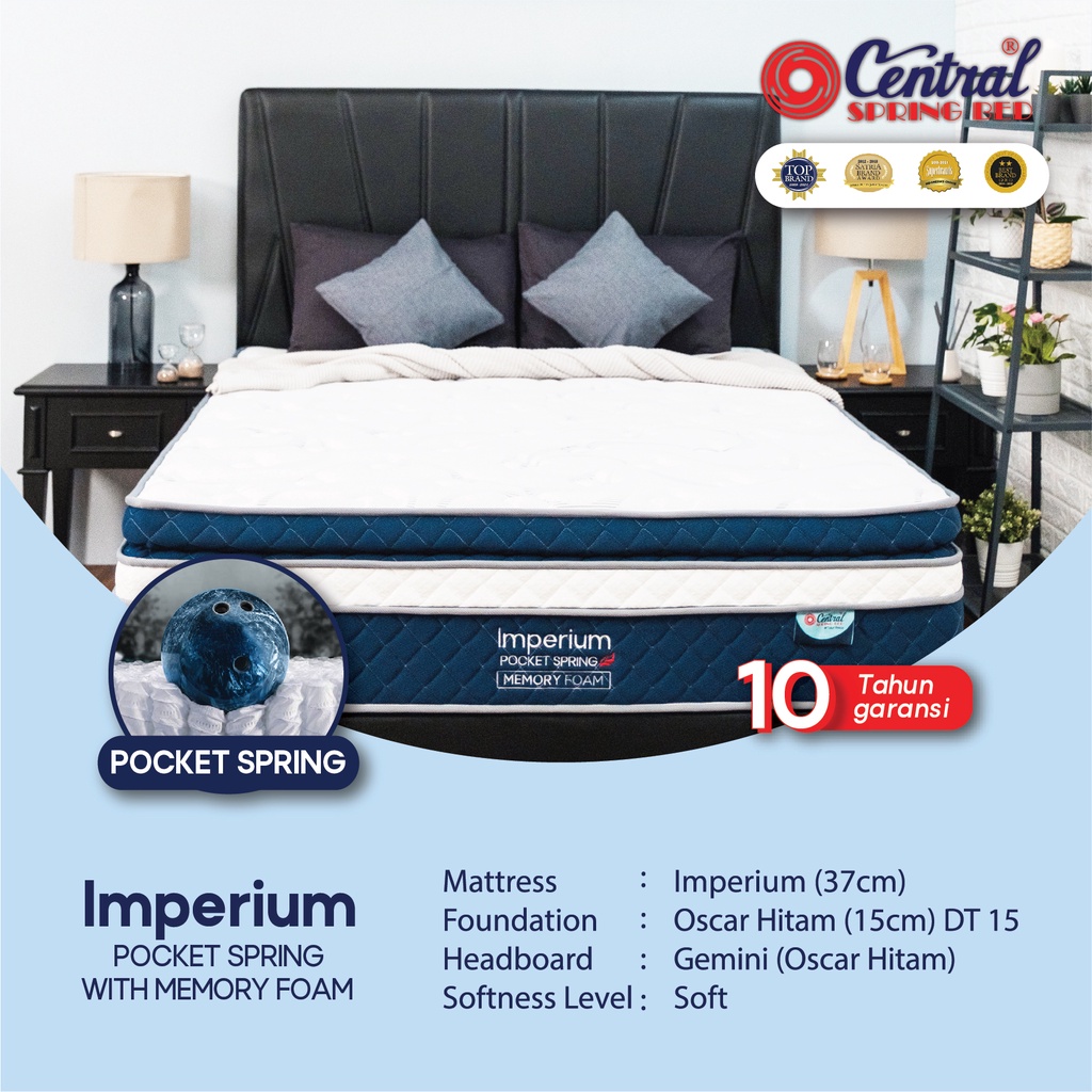 Central Spring Bed Imperium Pocket Spring – Bed Set