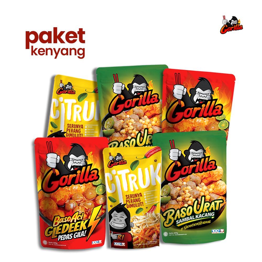 

Gorilla Instan - Paket Kenyang Gorilla 980 gr pedas