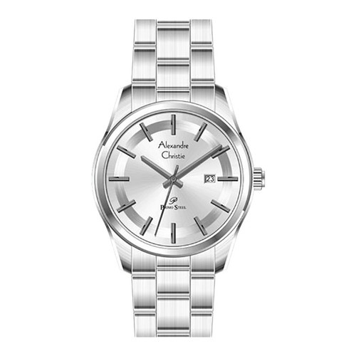 Alexandre Christie Primo Steel AC 1027 MD BSSSLBA Men Silver Dial
