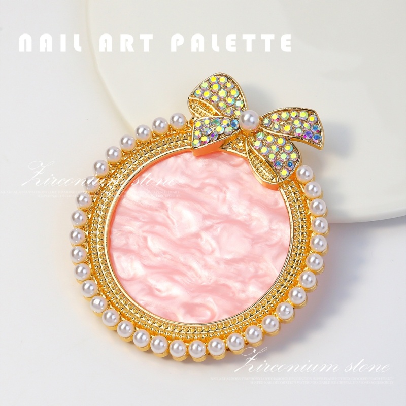 Siy Resin Nail Art Palet Lukisan Kuku Palet Makeup Palet Polandia