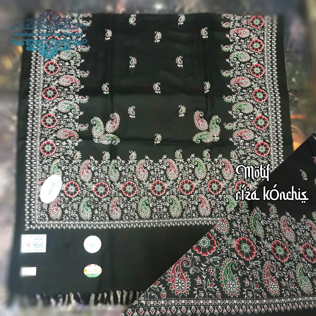 sorban arifat lukis dasar warna hitam