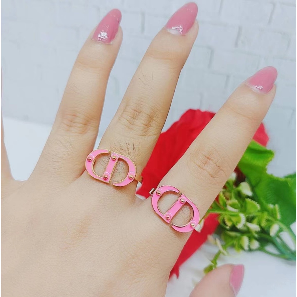 Cincin Titanium C&amp;D Perhiasan Wanita Jewelery P05/06