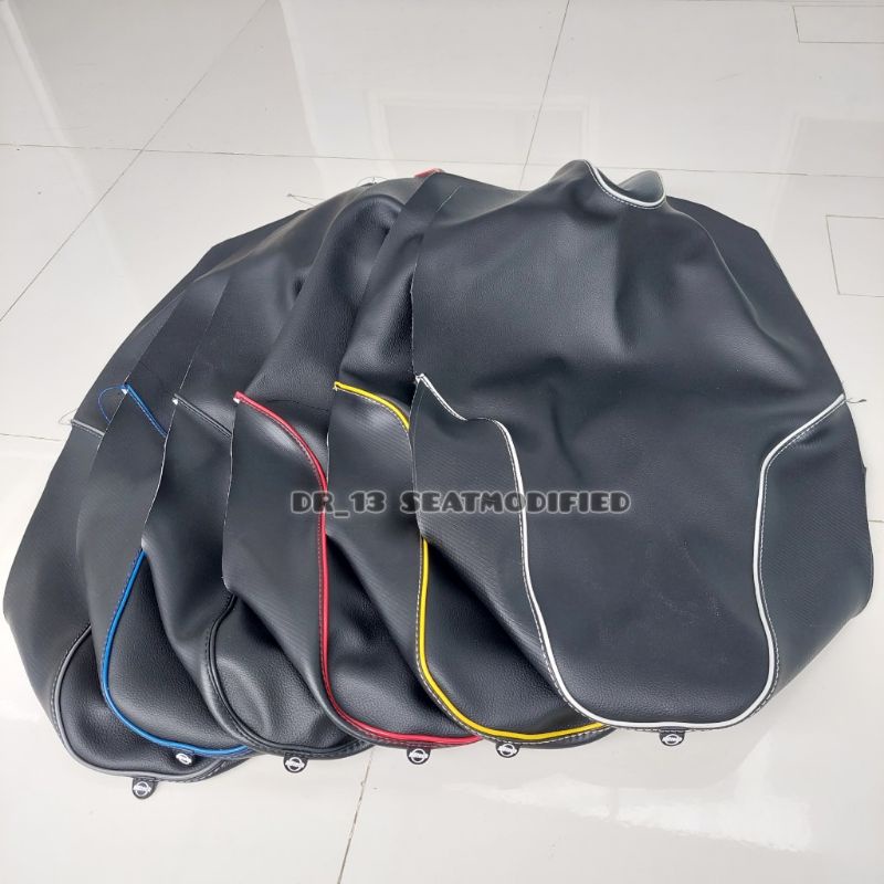 cover kulit jok honda vario beat scoopy bahan mbtech lis warna