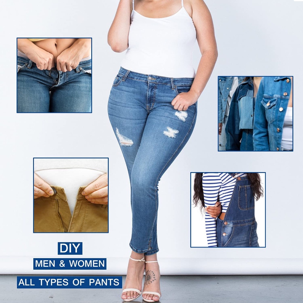 Pria Kartun Fashion Mengencangkan Pinggang Bros Jeans Extender Tombol Adjustable Pinggang Gesper Extender Untuk Celana Denim Longgar, Rok, Jeans Wanita Klip Pinggang Sederhana