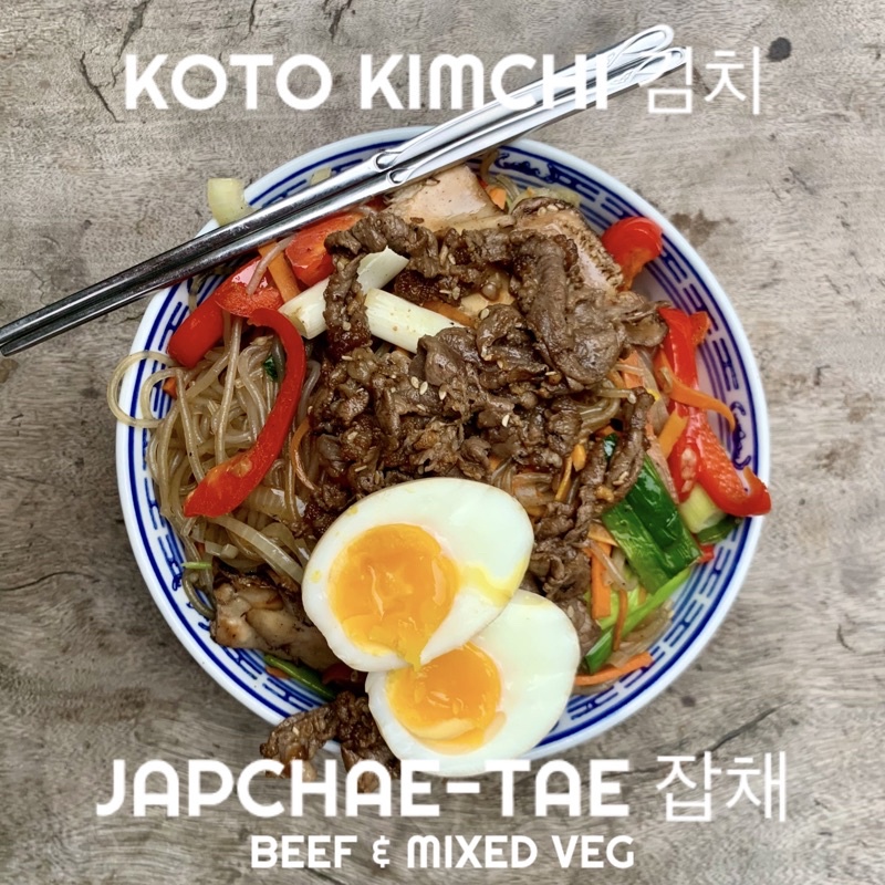 

KOTO KIMCHI JAPCHAE TAE / CHAPCHAE KOREA MIE UBI DIMASAK DAGING & SAYUR [4 PILIHAN] 500 gr