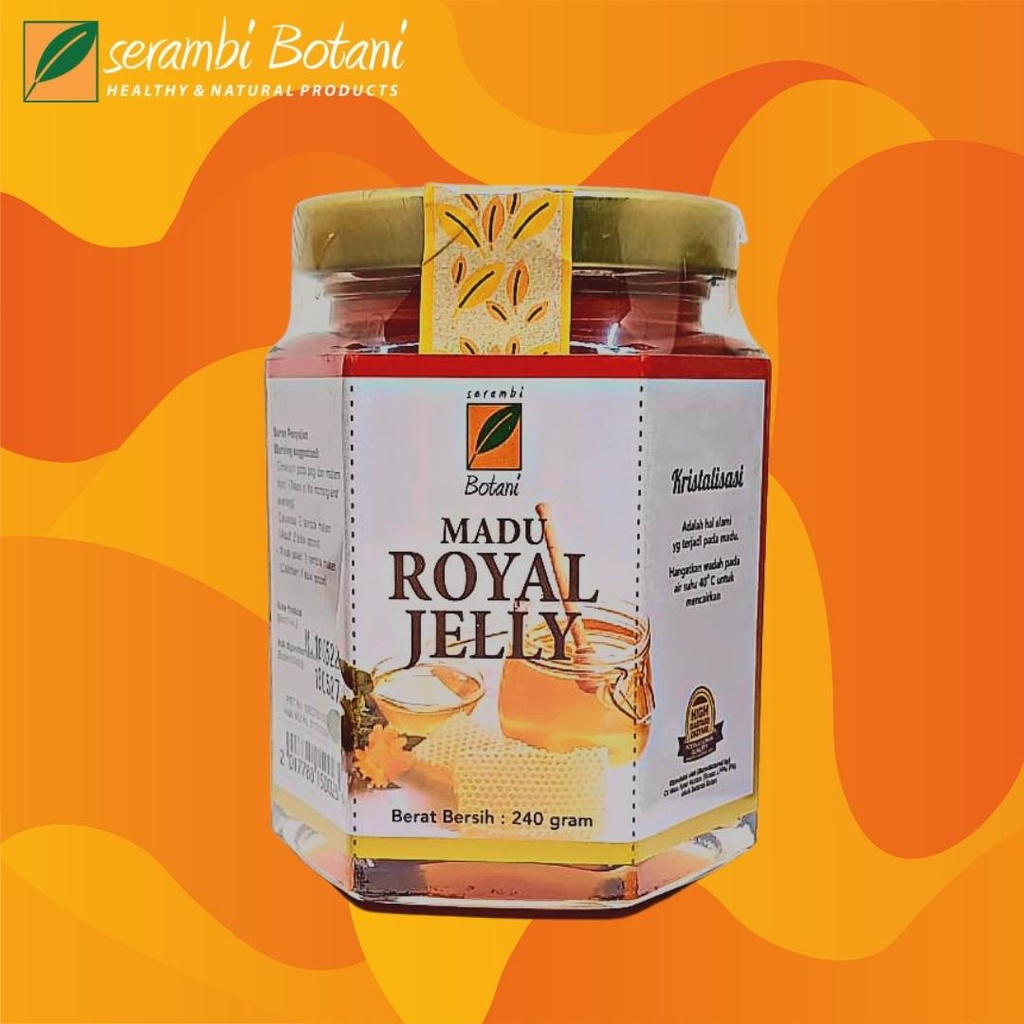 

Madu Promil Murni Royal Jelly 240gr Standar Internasional Serambi Botani