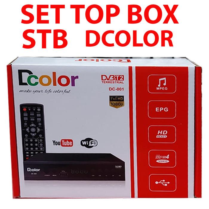 Set Top Box Stb Penerima Tv Digital (Standart) Dcolor Guaranteed / COD