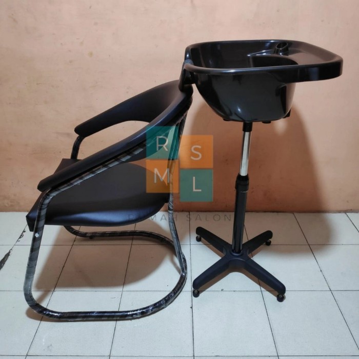 Apr Washbak Keramas Portable/Kursi + Washbak Portable