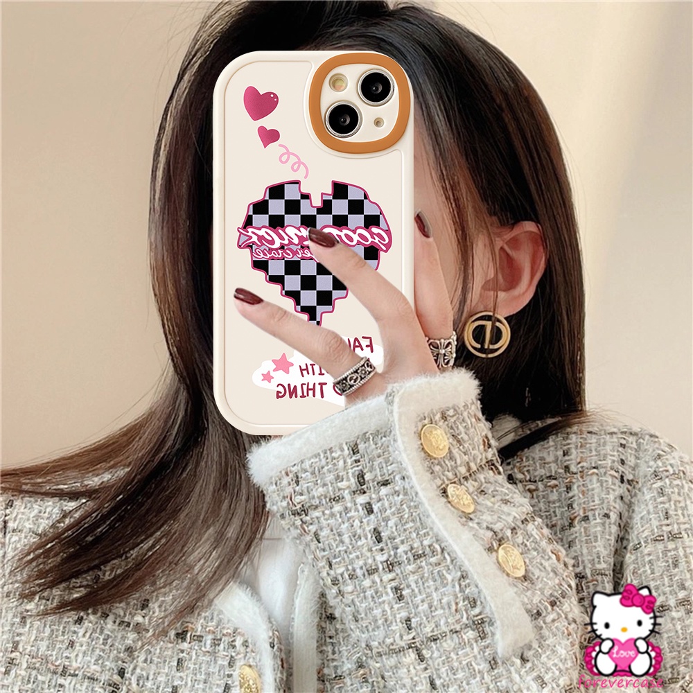 REDMI Case Imut Redmi10 9T 10A 9A 10C 9 9C NFC Note 9 8 10 10S 11 9Pro 9s 8Pro 10 Pro Max Plus Mi12 11 Lite 11T Pro PO CO M3 X3 NFC Papan Catur Smile Love Hati Soft Sarung Tpu