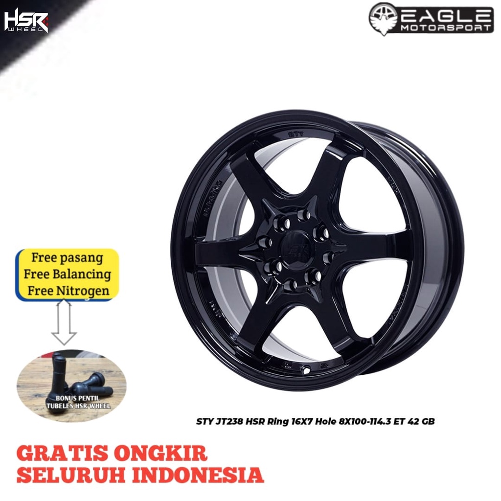 VELG MOBIL R16 RING 16 JDM HSR STY VELG BRIO JAZZ MOBILIO GRAND LIVINA